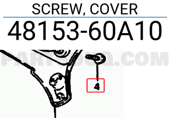 Suzuki 4815360A10 SCREW, COVER