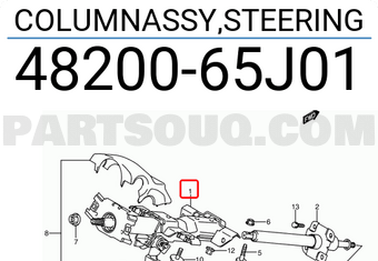 Suzuki 4820065J01 COLUMNASSY,STEERING
