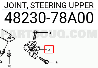 Suzuki 4823078A00 JOINT, STEERING UPPER