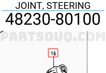 Suzuki 4823080100 JOINT, STEERING