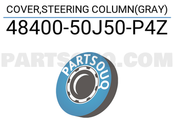 Suzuki 4840050J50P4Z COVER,STEERING COLUMN(GRAY)