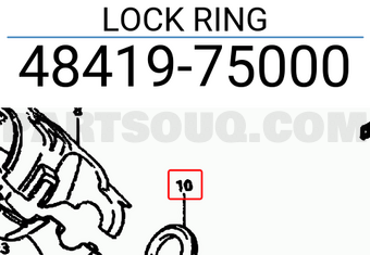 Suzuki 4841975000 LOCK RING
