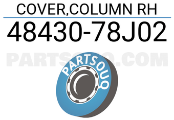 Suzuki 4843078J02 COVER,COLUMN RH