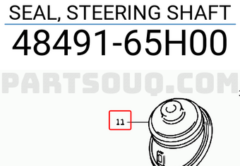 Suzuki 4849165H00 SEAL, STEERING SHAFT