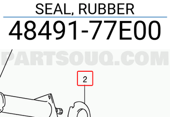Suzuki 4849177E00 SEAL, RUBBER