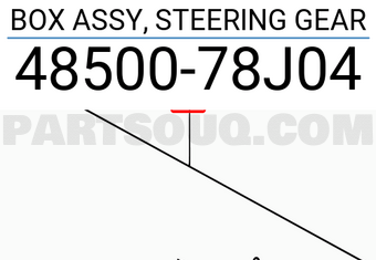 Suzuki 4850078J04 BOX ASSY, STEERING GEAR