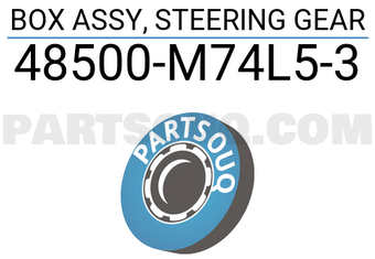 Suzuki 48500M74L53 BOX ASSY, STEERING GEAR