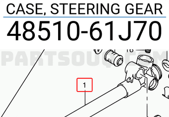 Suzuki 4851061J70 CASE, STEERING GEAR