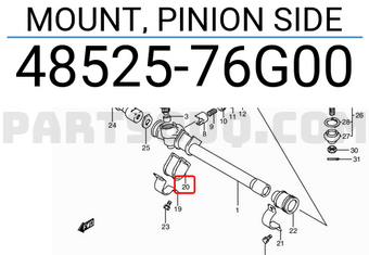 Suzuki 4852576G00 MOUNT, PINION SIDE