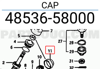 Suzuki 4853658000 CAP