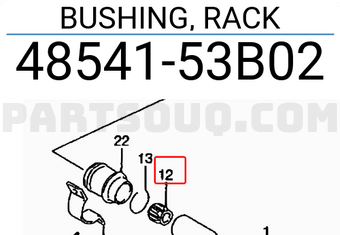 Suzuki 4854153B02 BUSHING, RACK
