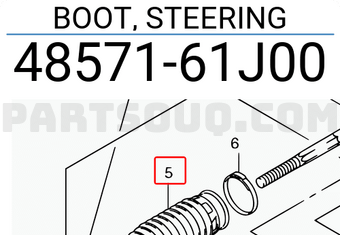 Suzuki 4857161J00 BOOT, STEERING