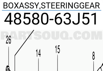 Suzuki 4858063J51 BOXASSY,STEERINGGEAR