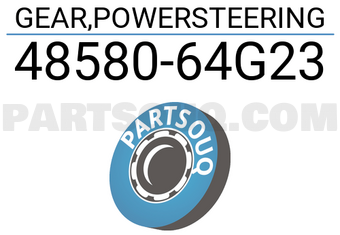Suzuki 4858064G23 GEAR,POWERSTEERING