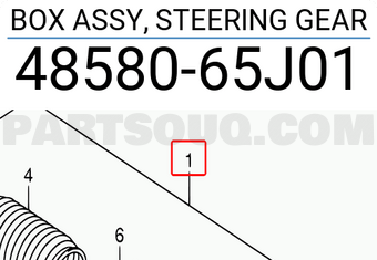 Suzuki 4858065J01 BOX ASSY, STEERING GEAR