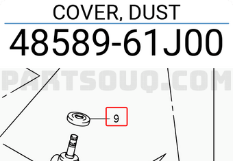 Suzuki 4858961J00 COVER, DUST