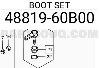 Suzuki 4881960B00 BOOT SET
