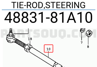 Suzuki 4883181A10 TIE-ROD,STEERING