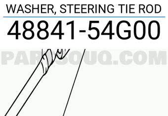 Suzuki 4884154G00 WASHER, STEERING TIE ROD