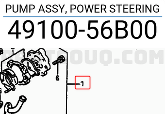 Suzuki 4910056B00 PUMP ASSY, POWER STEERING
