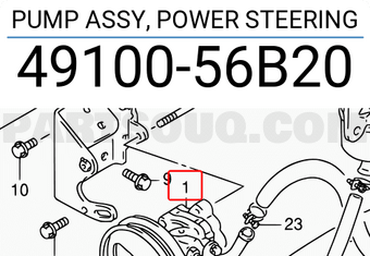 Suzuki 4910056B20 PUMP ASSY, POWER STEERING