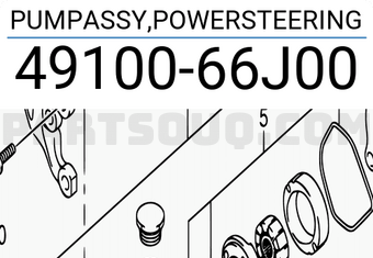 Suzuki 4910066J00 PUMPASSY,POWERSTEERING