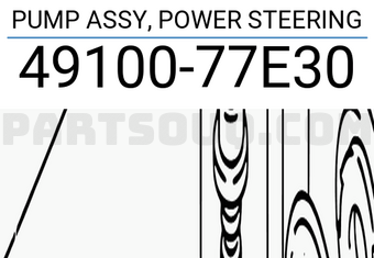 Suzuki 4910077E30 PUMP ASSY, POWER STEERING