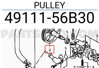 Suzuki 4911156B30 PULLEY
