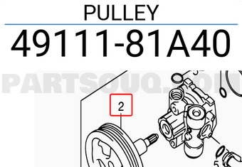 Suzuki 4911181A40 PULLEY