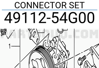 Suzuki 4911254G00 CONNECTOR SET