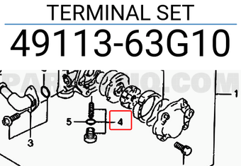 Suzuki 4911363G10 TERMINAL SET