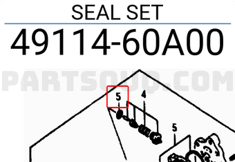 Suzuki 4911460A00 SEAL SET