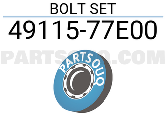 Suzuki 4911577E00 BOLT SET
