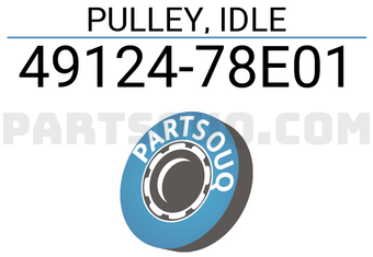 Suzuki 4912478E01 PULLEY, IDLE