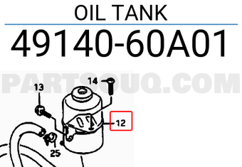 Suzuki 4914060A01 OIL TANK