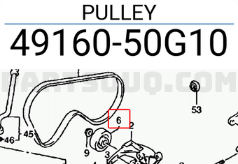 Suzuki 4916050G10 PULLEY
