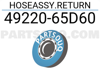 Suzuki 4922065D60 HOSEASSY.RETURN