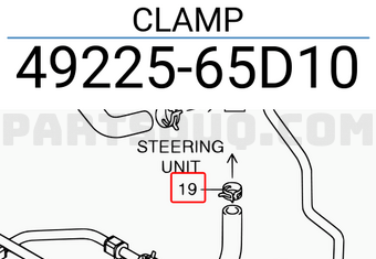 Suzuki 4922565D10 CLAMP