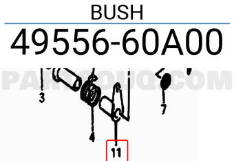 Suzuki 4955660A00 BUSH
