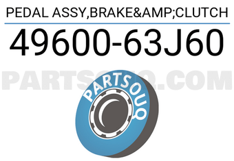 Suzuki 4960063J60 PEDAL ASSY,BRAKE&CLUTCH