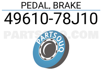 Suzuki 4961078J10 PEDAL, BRAKE