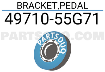 Suzuki 4971055G71 BRACKET,PEDAL