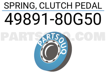 Suzuki 4989180G50 SPRING, CLUTCH PEDAL
