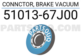 Suzuki 5101367J00 CONNCTOR, BRAKE VACUUM