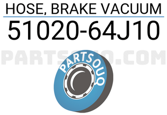 Suzuki 5102064J10 HOSE, BRAKE VACUUM