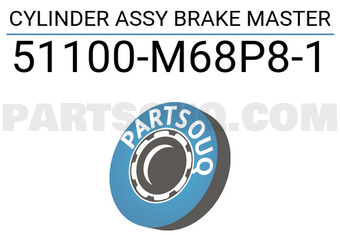 Suzuki 51100M68P81 CYLINDER ASSY BRAKE MASTER