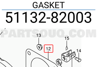 Suzuki 5113282003 GASKET