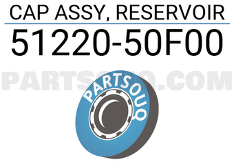 Suzuki 5122050F00 CAP ASSY, RESERVOIR