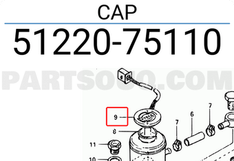 Suzuki 5122075110 CAP
