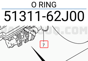 Suzuki 5131162J00 O RING